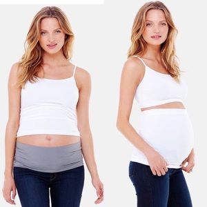 Ingrid & Isabel Grey Maternity Stretch Bellaband - Size 1